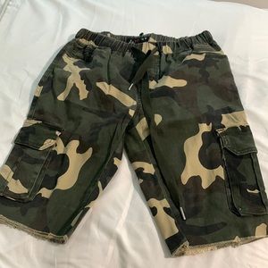 Denim bermuda camo size M